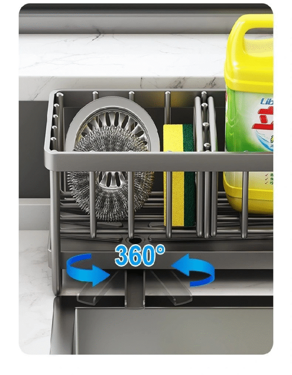 Inclined drip water storage rack with rods - Image 2