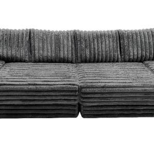 double layer large striped sofa