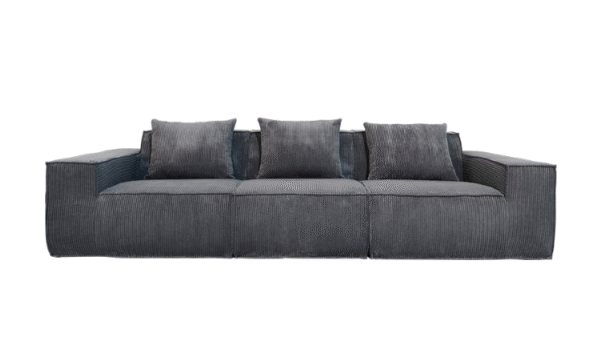 tofu block straight sofa